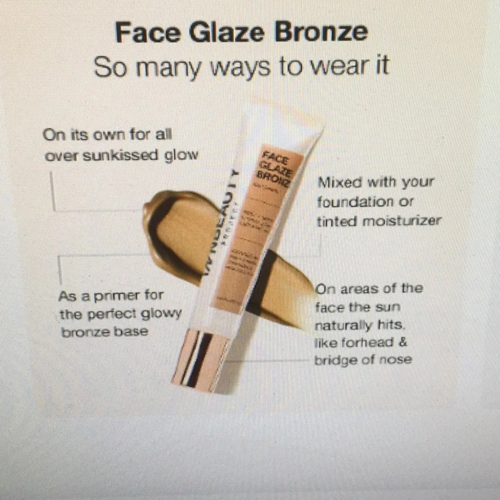 INNBEAUTY/FACE GLAZE BRONZE GEL CREAM/ NIB